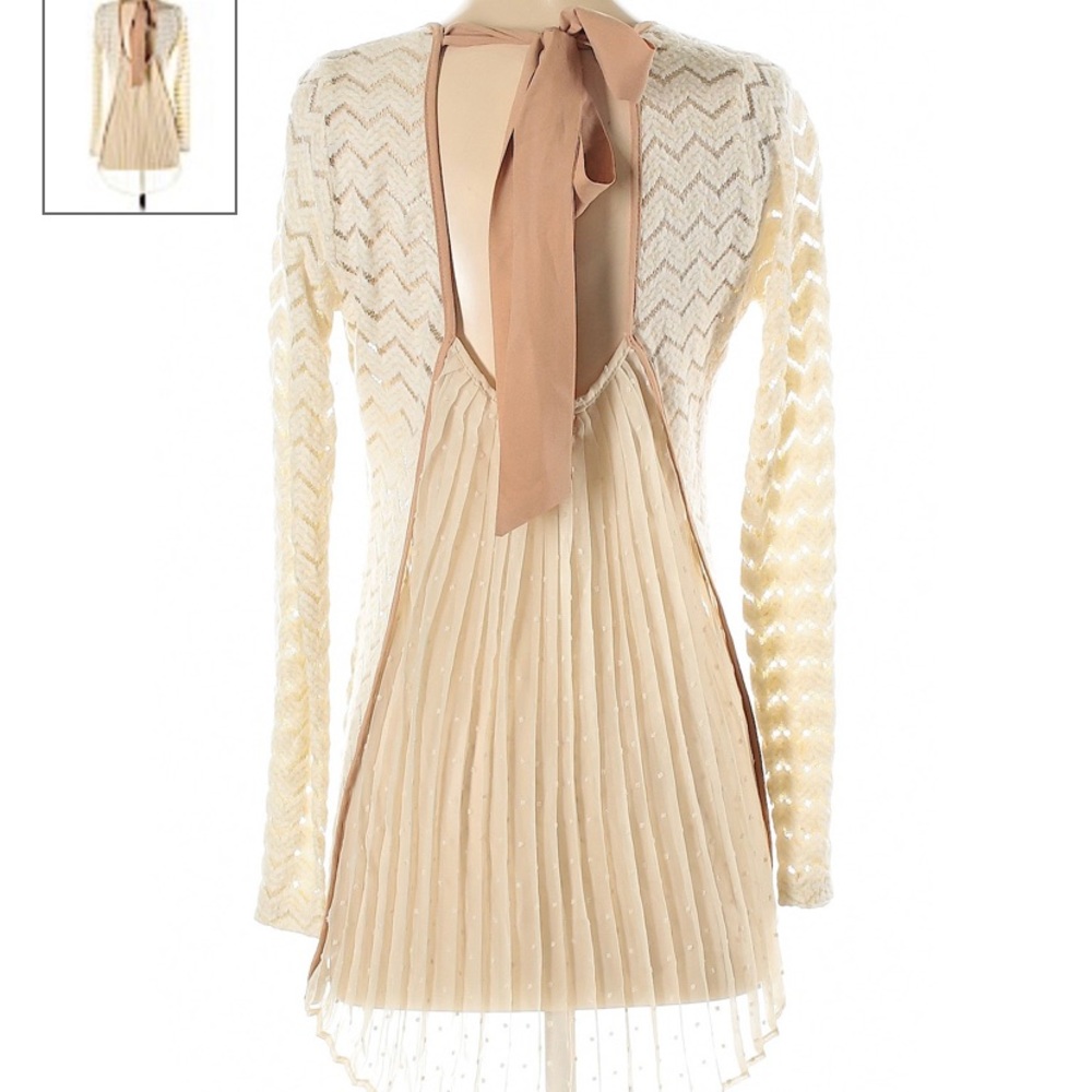 BOHO Altar’d‎ State chevron long sleeve Top